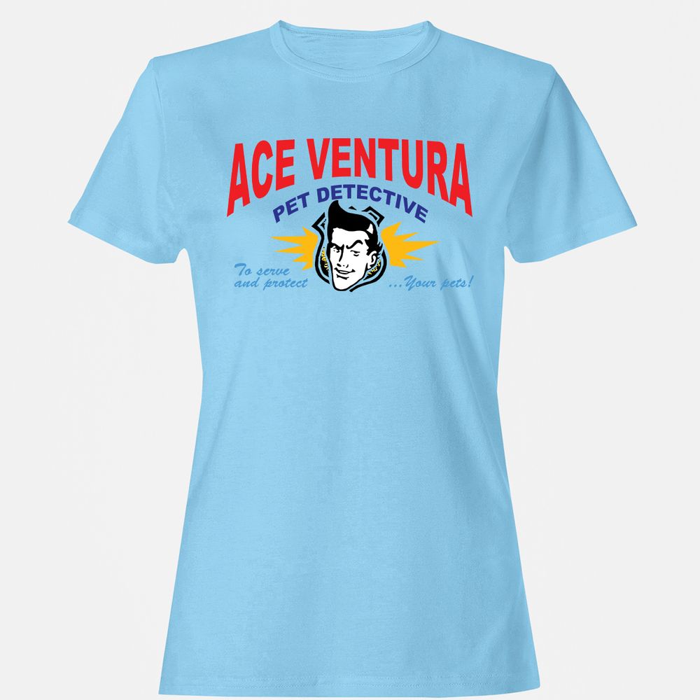 Women's T-Shirt - E7U1PNBE - Light Blue - 8