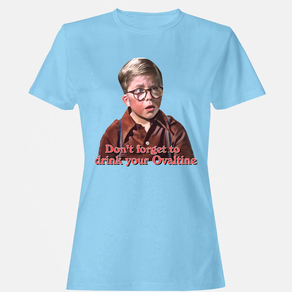 Women's T-Shirt - SV5CD9N6 - Light Blue - 8