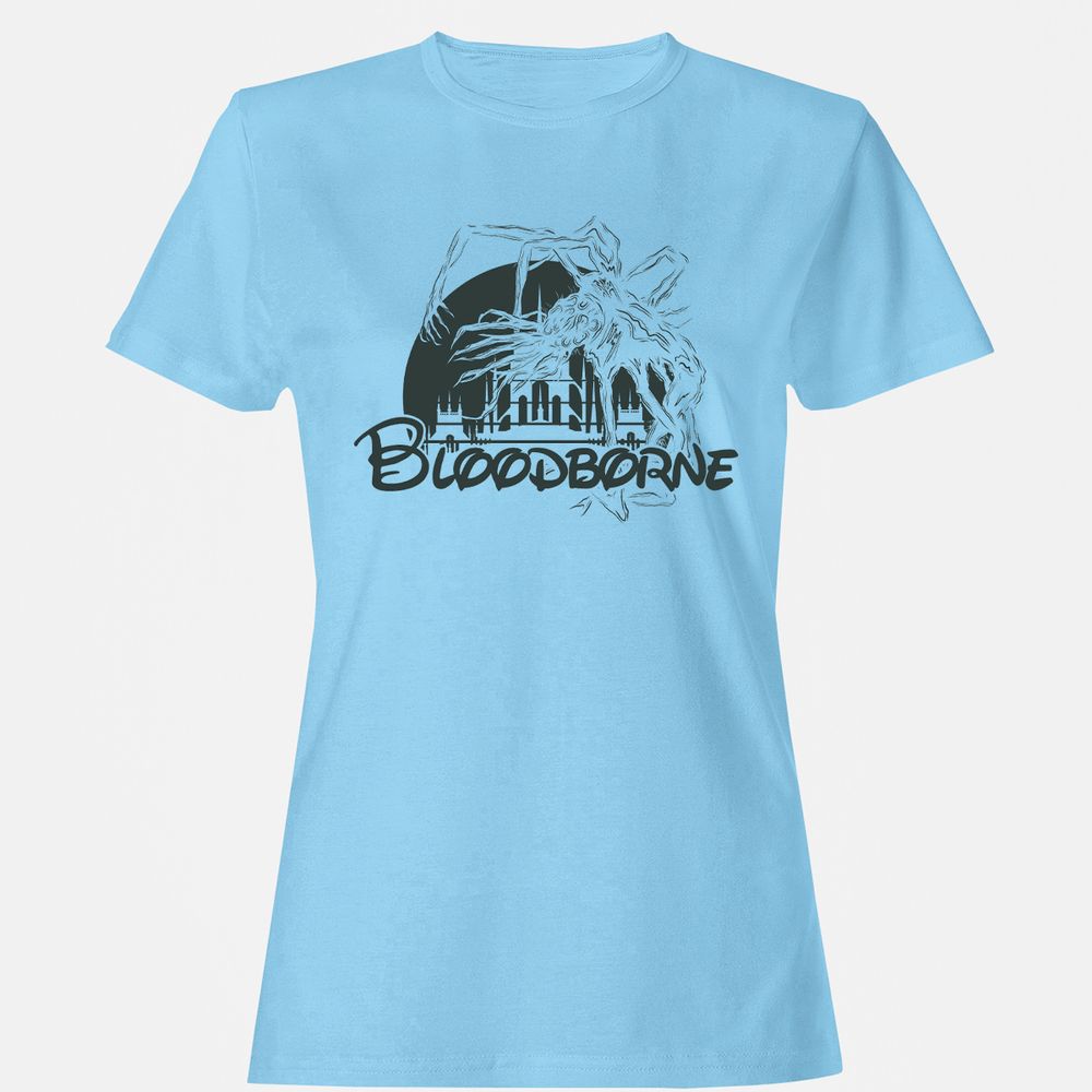 Women's T-Shirt - A6VZXF9D - Light Blue - 8