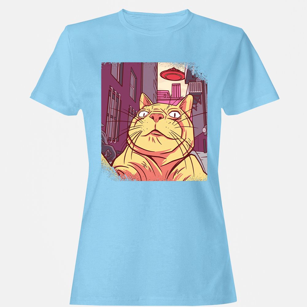 Women's T-Shirt - XPF4FEXK - Light Blue - 8