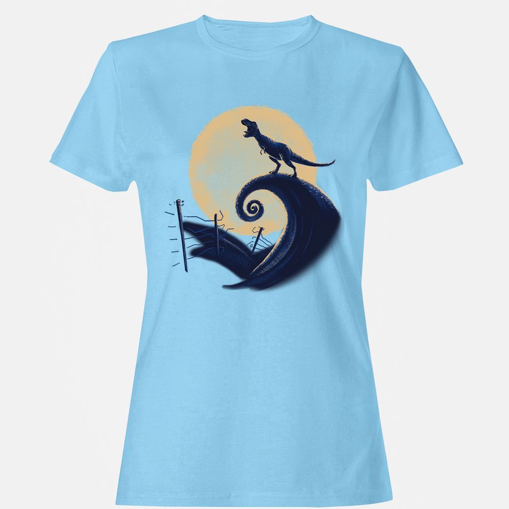Women's T-Shirt - PUPLNJB6 - Light Blue - 8