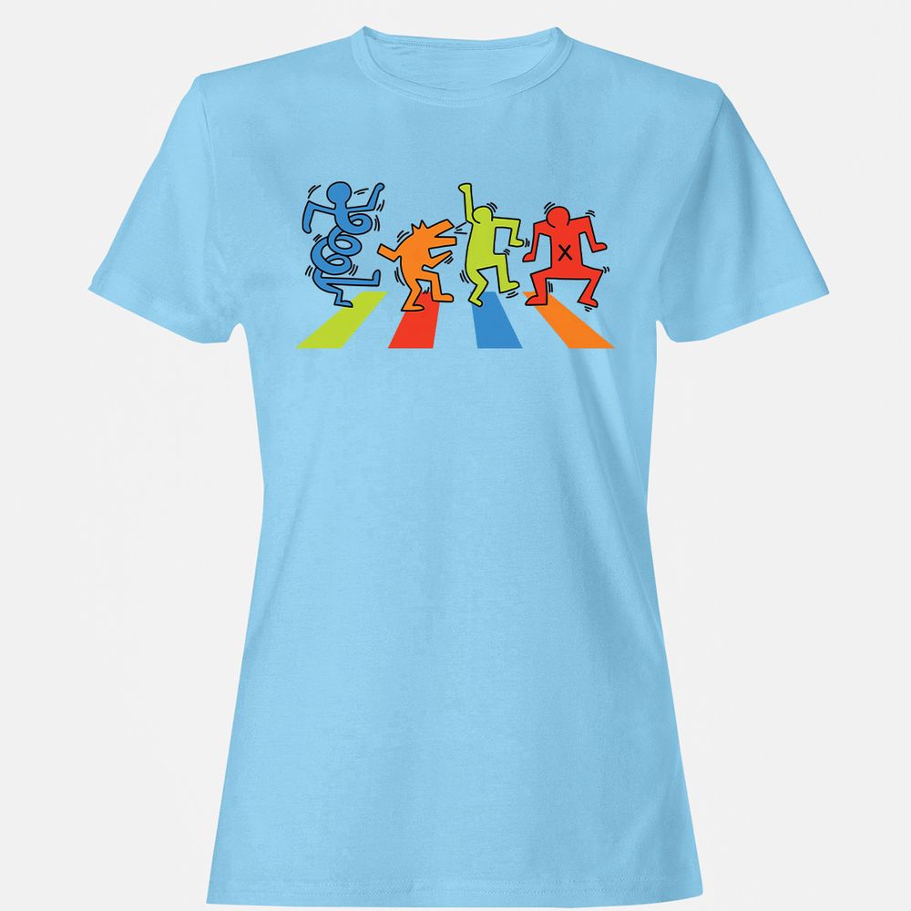 Women's T-Shirt - MPP9NQMQ - Light Blue - 8