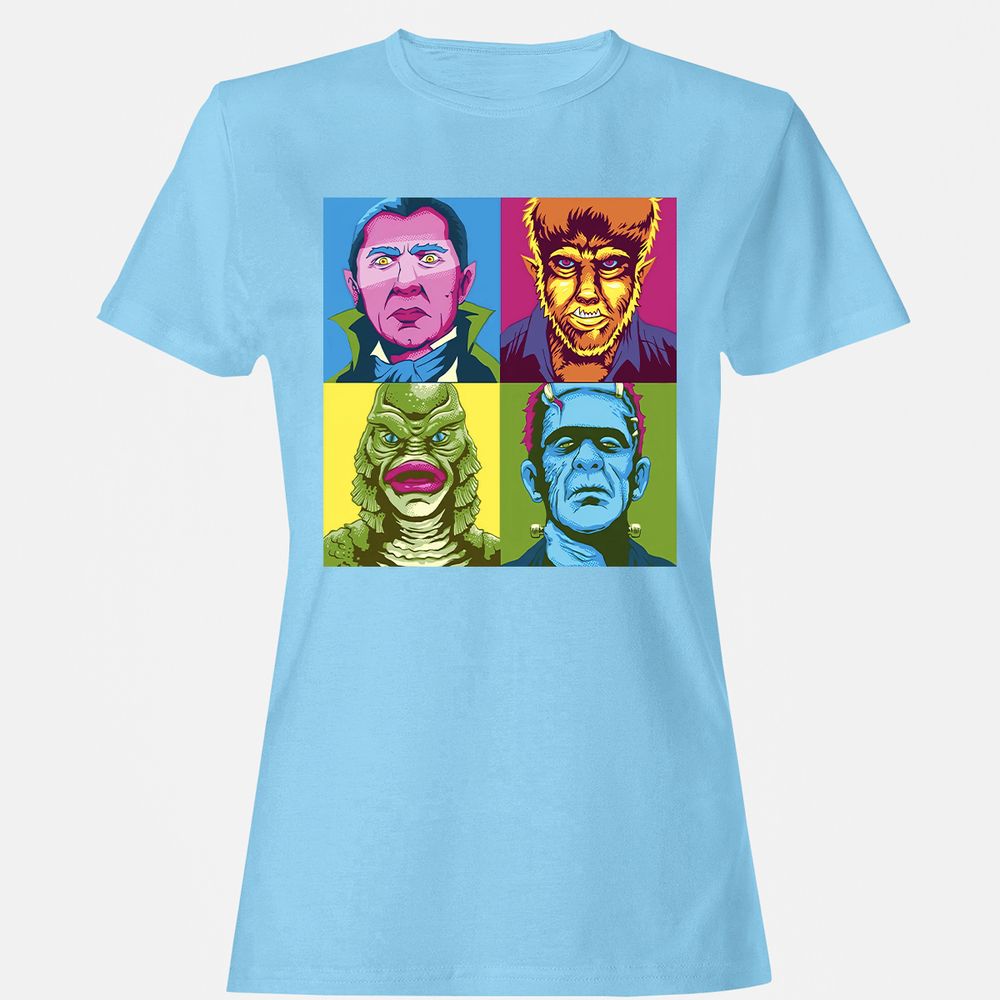 Women's T-Shirt - TFVDZG6K - Light Blue - 8