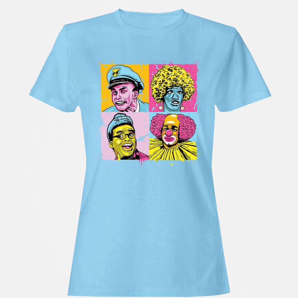 Women's T-Shirt - 11QS48YL - Light Blue - 8