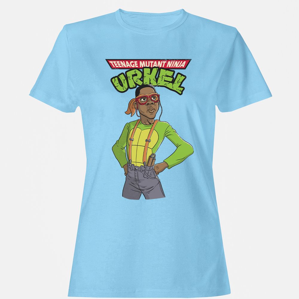 Women's T-Shirt - 8B51W6K4 - Light Blue - 8