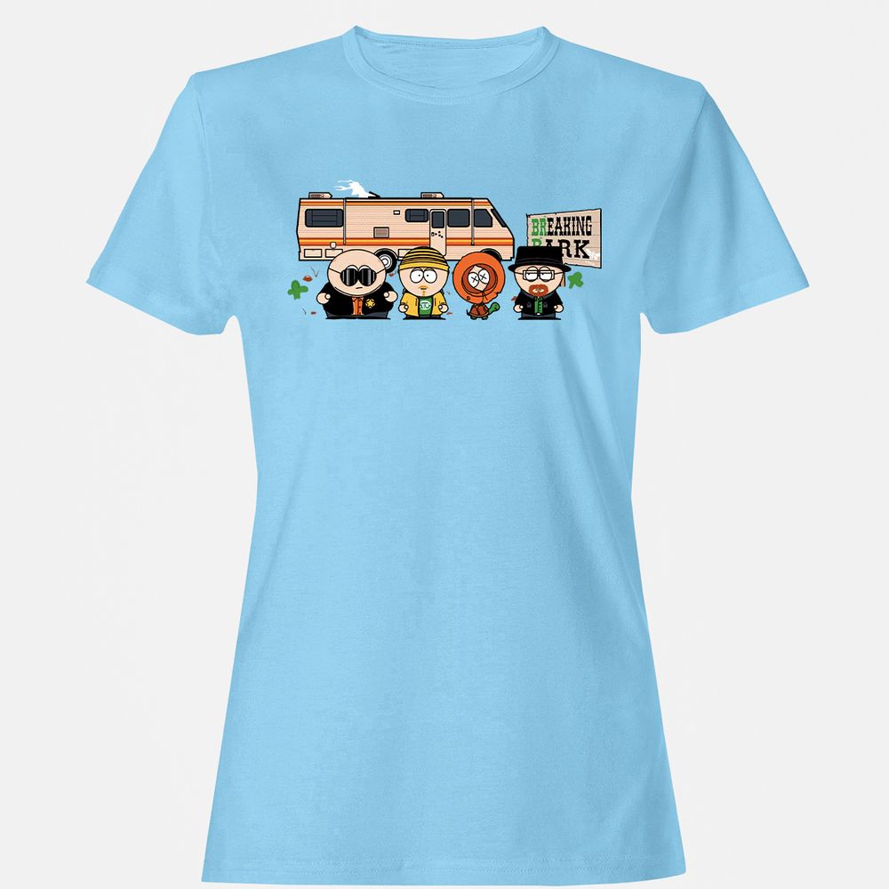 Women's T-Shirt - KMZTK5Q7 - Light Blue - 8