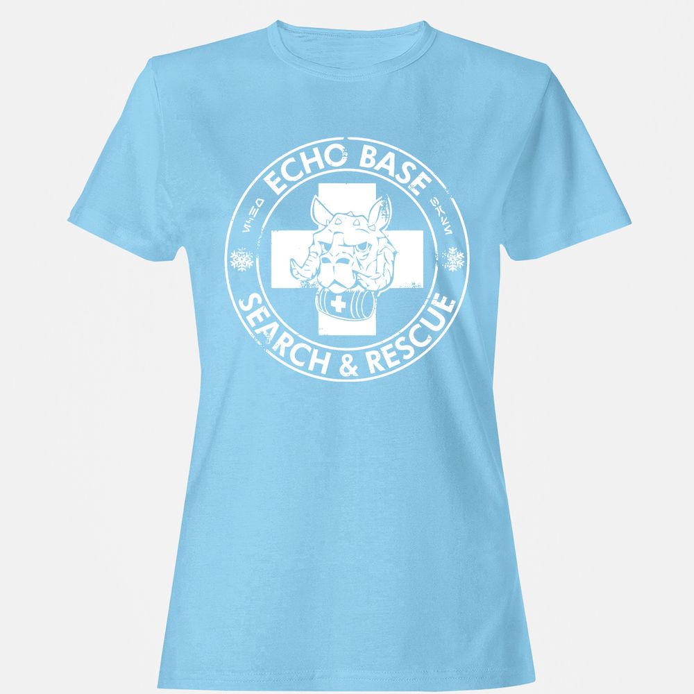 Women's T-Shirt - Q9U34EPE - Light Blue - 8