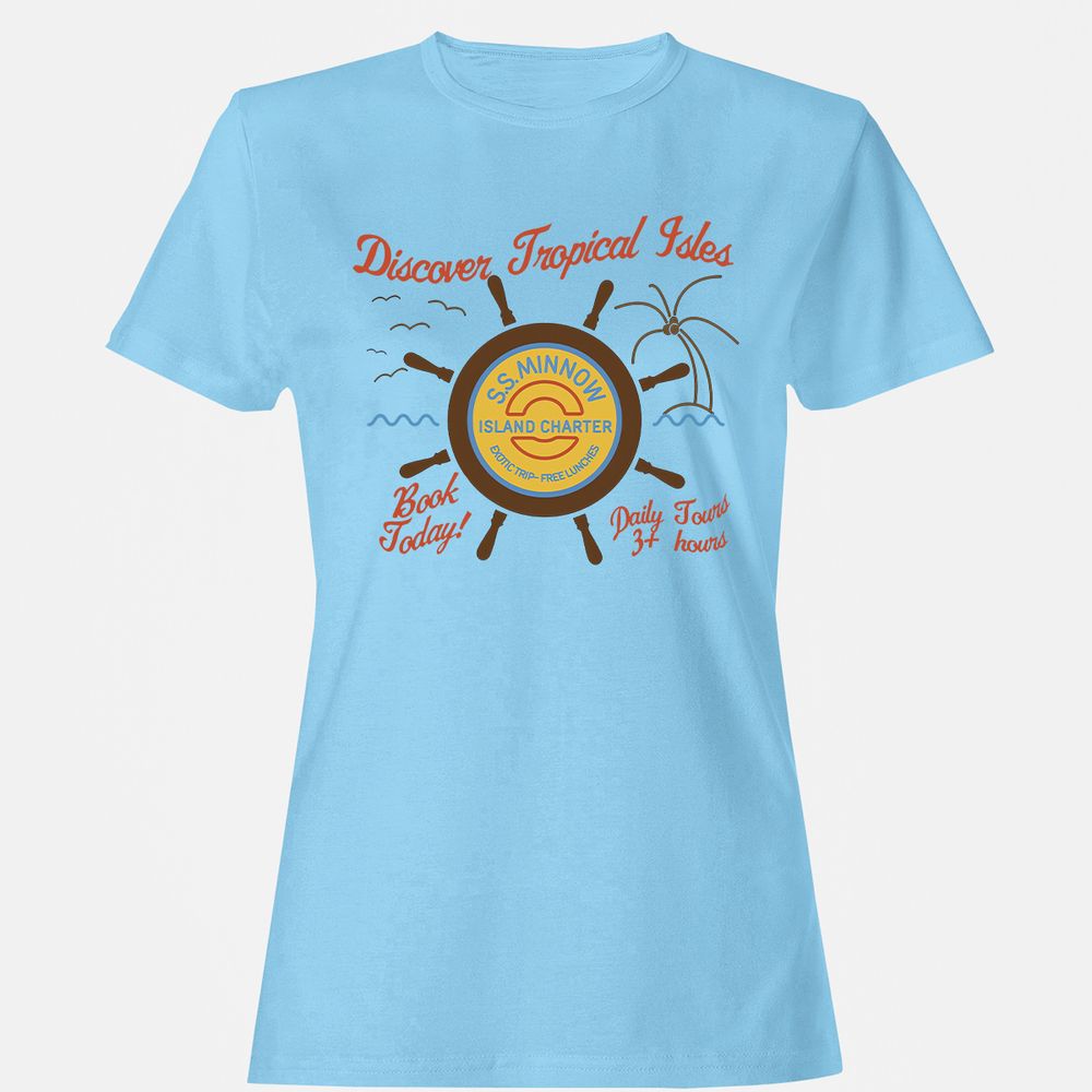Women's T-Shirt - T3SH5TJ9 - Light Blue - 8
