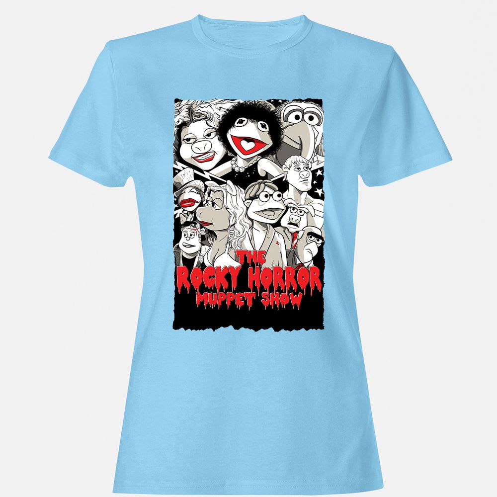 Women's T-Shirt - VLD7RWGZ - Light Blue - 8