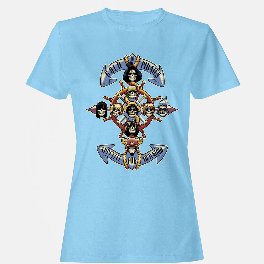 Women's T-Shirt - QKD6CBW2 - Light Blue - 8