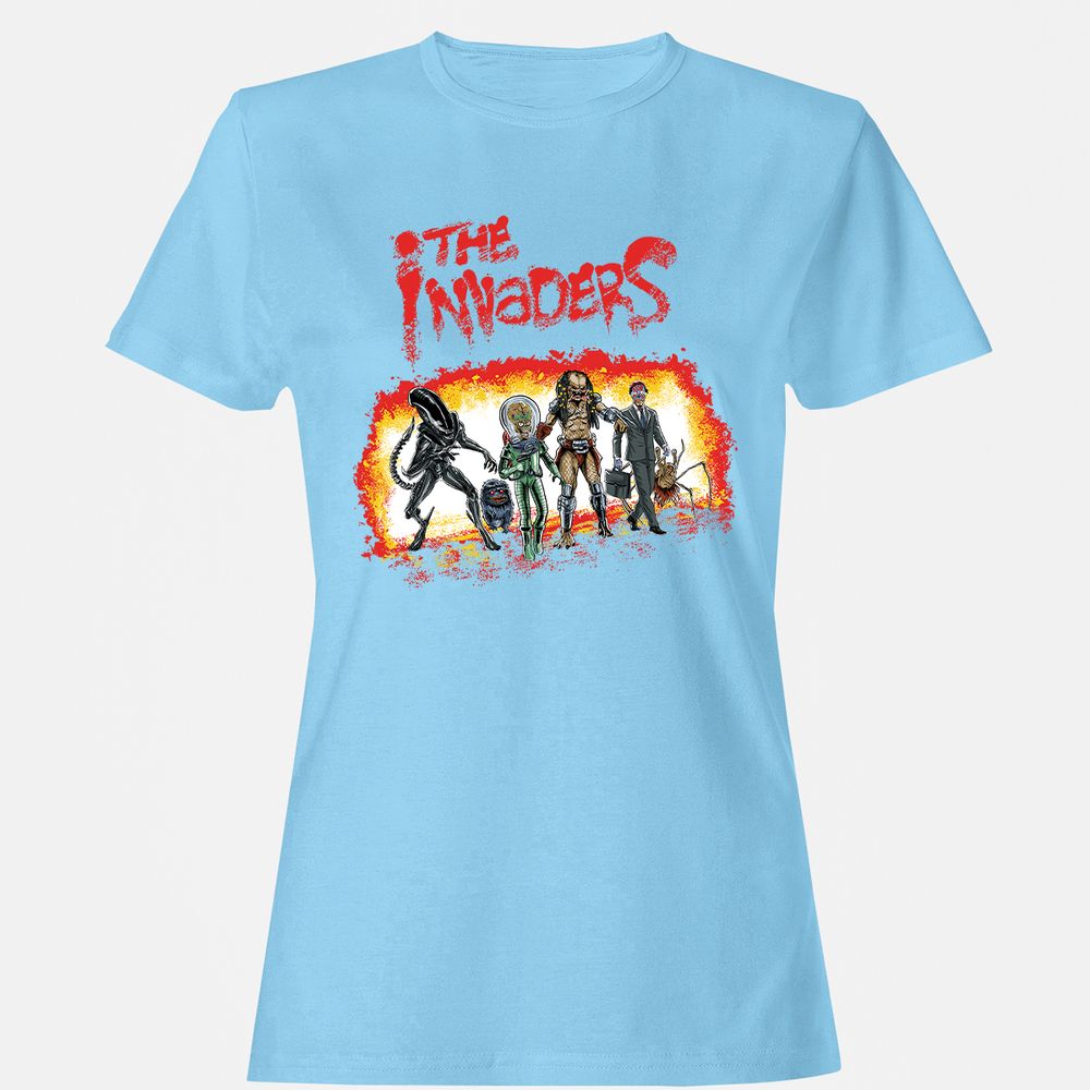 Women's T-Shirt - DR4K7TTN - Light Blue - 8