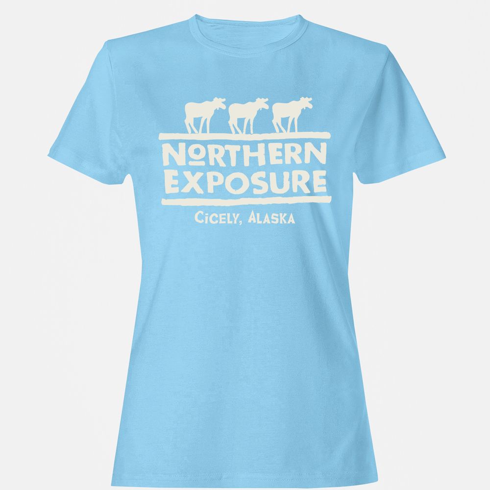 Women's T-Shirt - JJB6R62R - Light Blue - 8