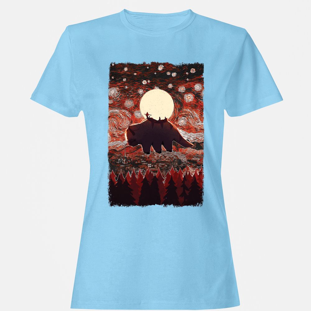Women's T-Shirt - HL9EMQRA - Light Blue - 8