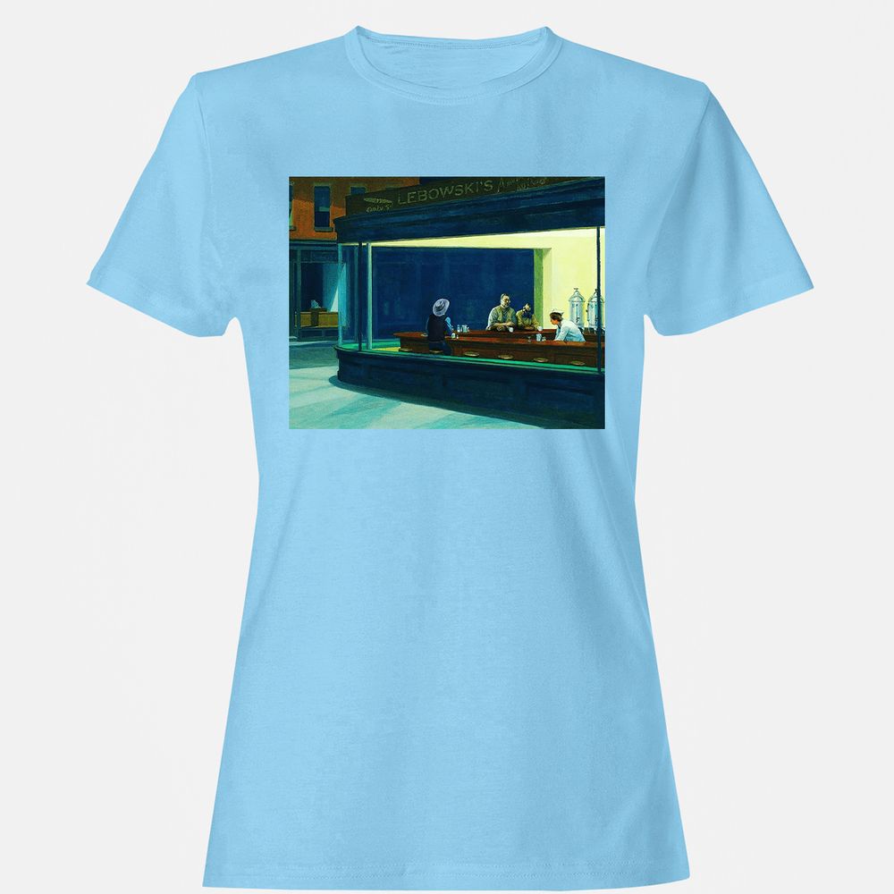 Women's T-Shirt - 4CTHHCV3 - Light Blue - 8