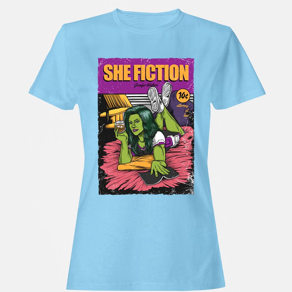 Women's T-Shirt - 2GL2UZAN - Light Blue - 8