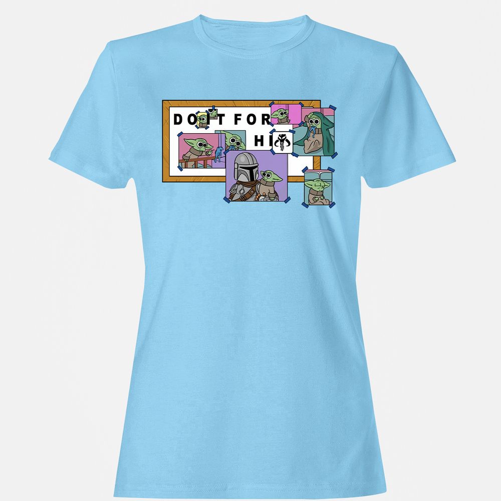 Women's T-Shirt - 74WDK6KP - Light Blue - 8