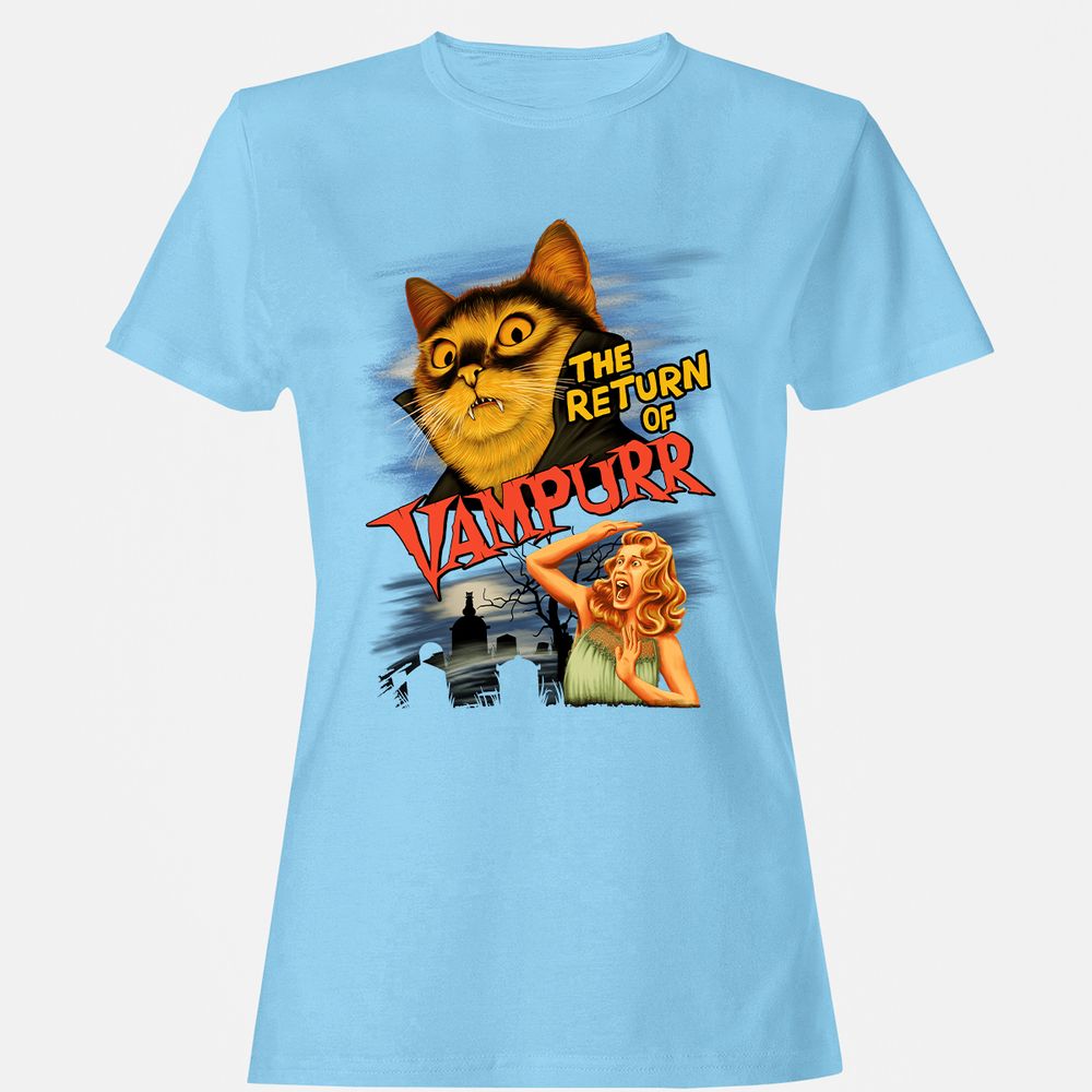 Women's T-Shirt - ZEKHCJ5E - Light Blue - 8