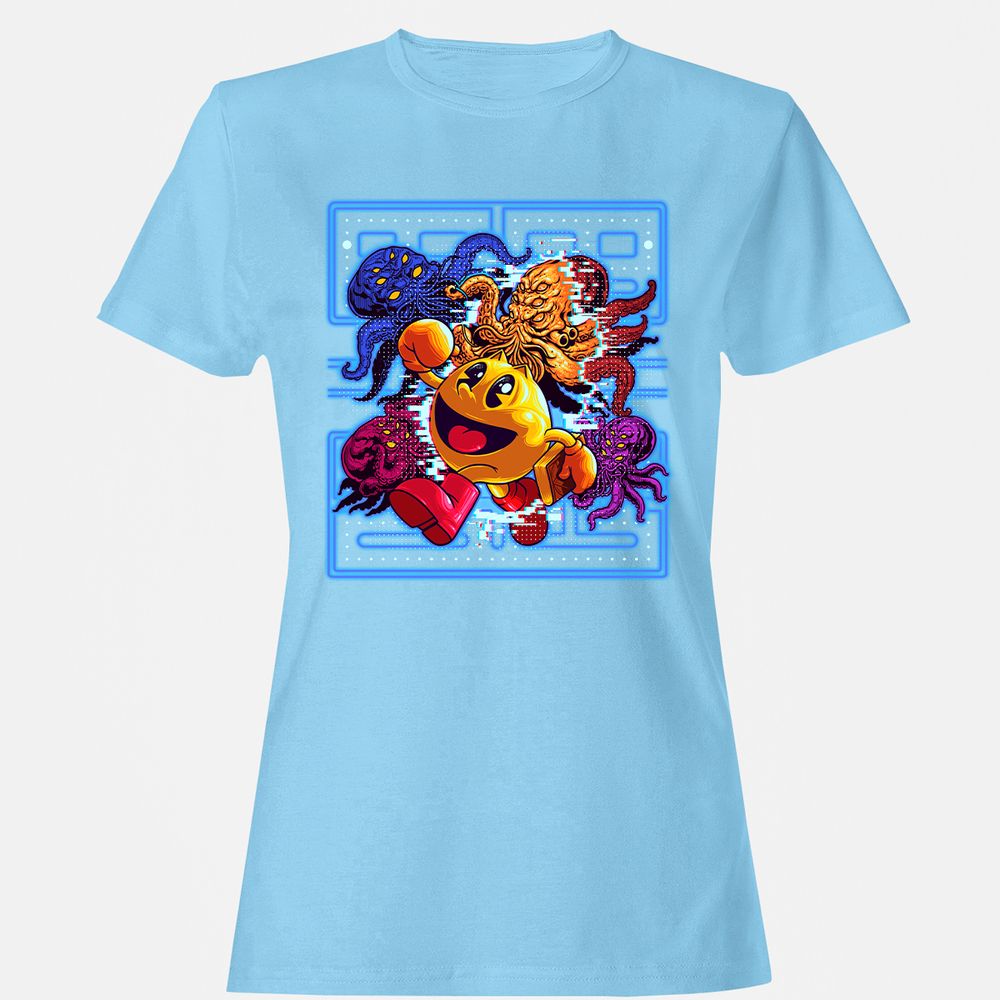 Women's T-Shirt - 9HKRQFV6 - Light Blue - 8