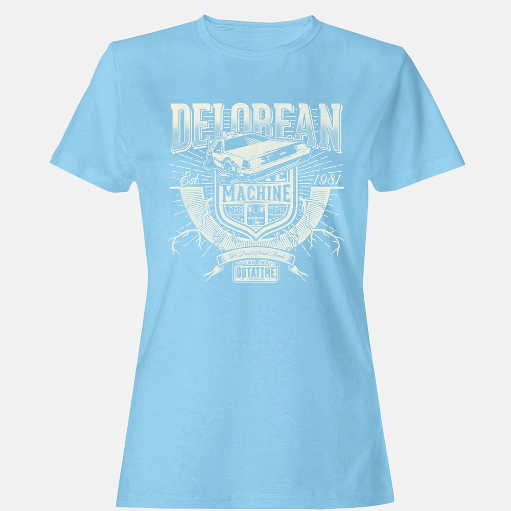 Women's T-Shirt - YLFXDZPF - Light Blue - 8