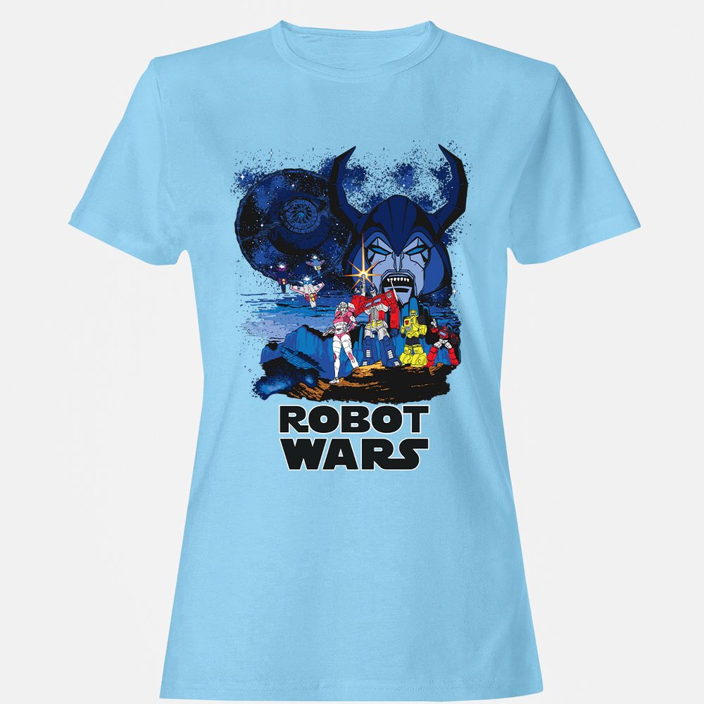 Women's T-Shirt - 5CK5VP4R - Light Blue - 8