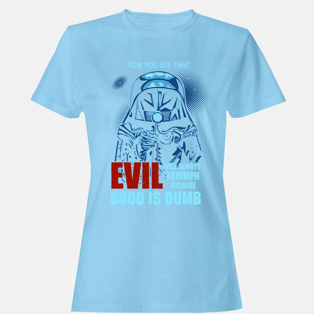 Women's T-Shirt - R4V2ZYJ7 - Light Blue - 8