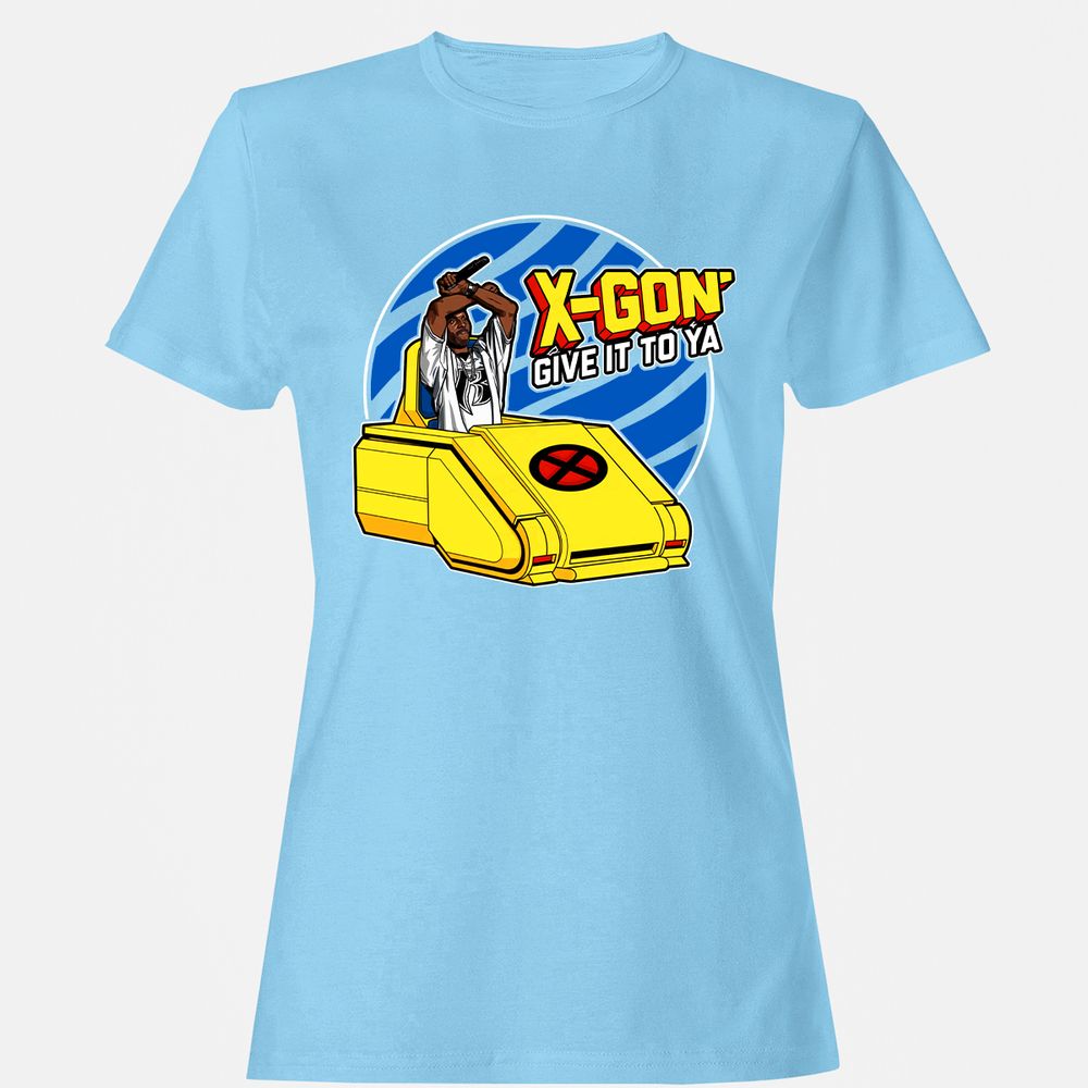 Women's T-Shirt - H6RVNXA1 - Light Blue - 8