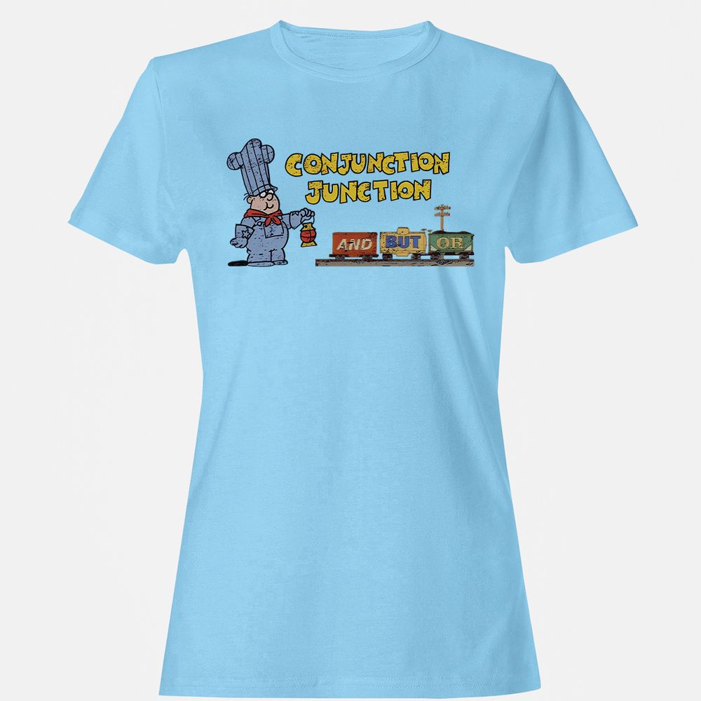 Women's T-Shirt - 9BH9CDU5 - Light Blue - 8