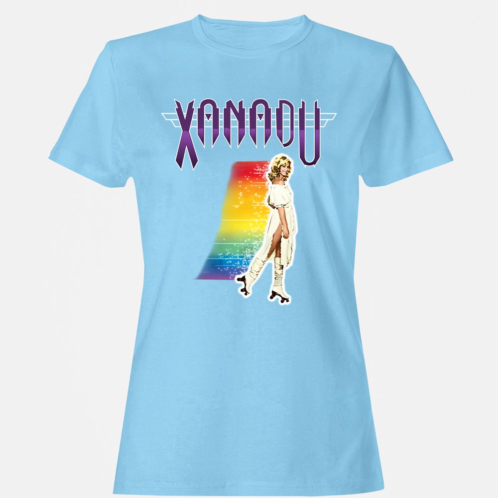 Women's T-Shirt - E7FNEXMX - Light Blue - 8