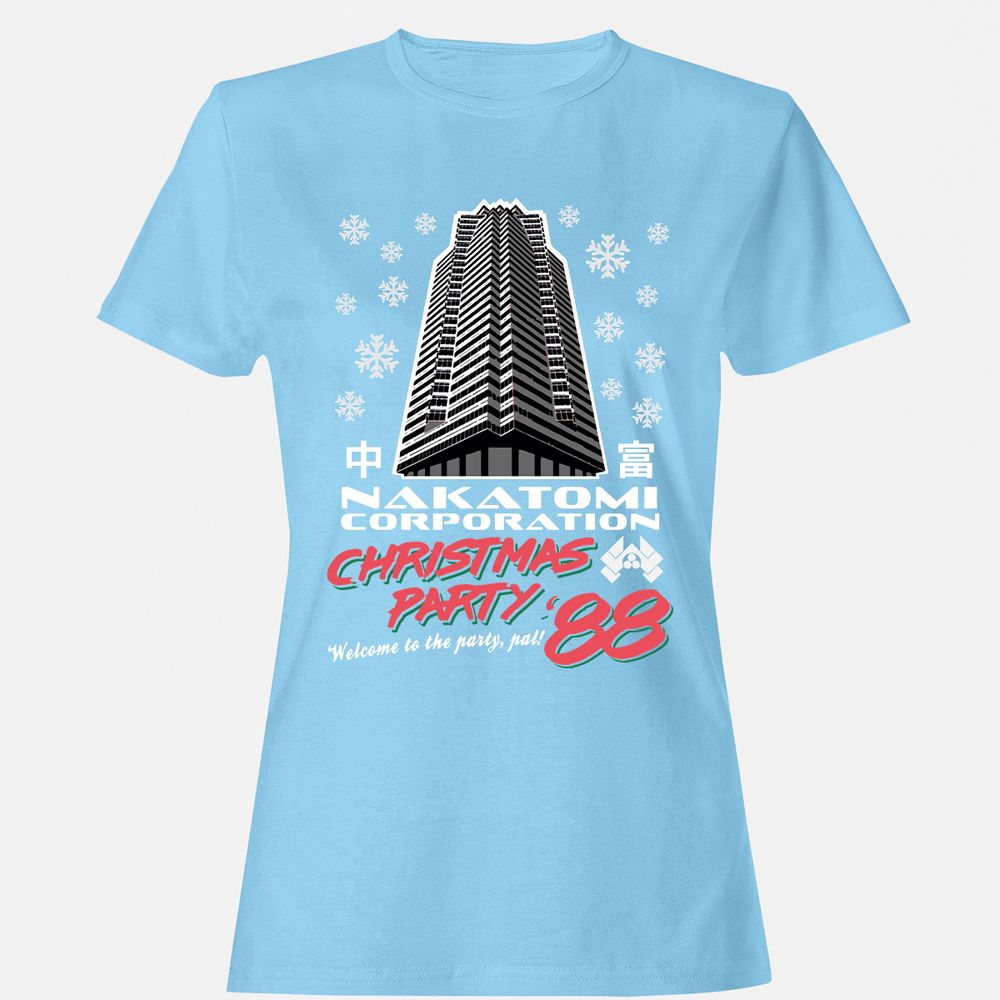 Women's T-Shirt - KC1HB4KU - Light Blue - 8