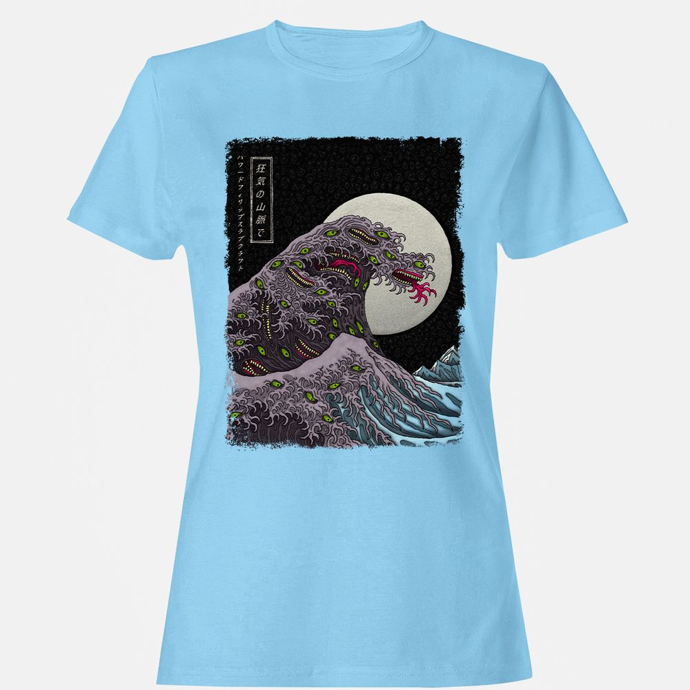 Women's T-Shirt - 4XJ9M66N - Light Blue - 8