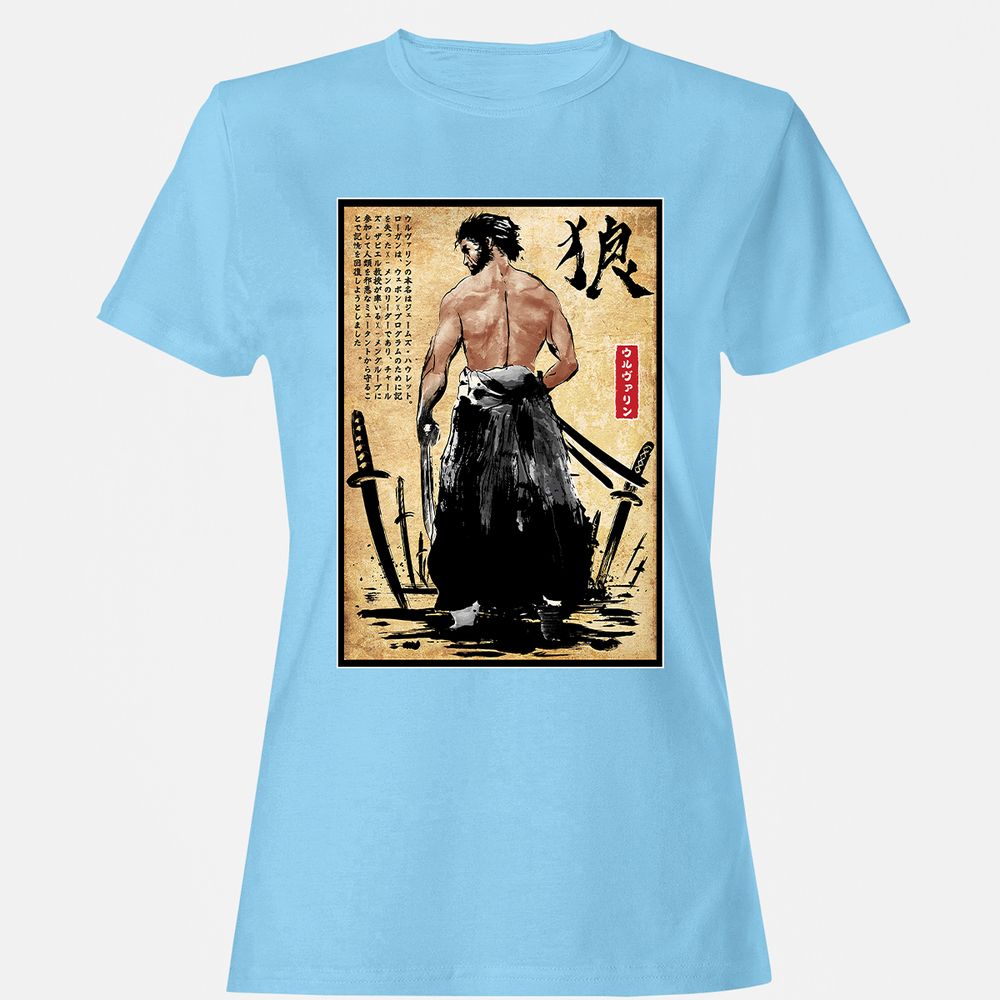 Women's T-Shirt - E8LAR2GF - Light Blue - 8