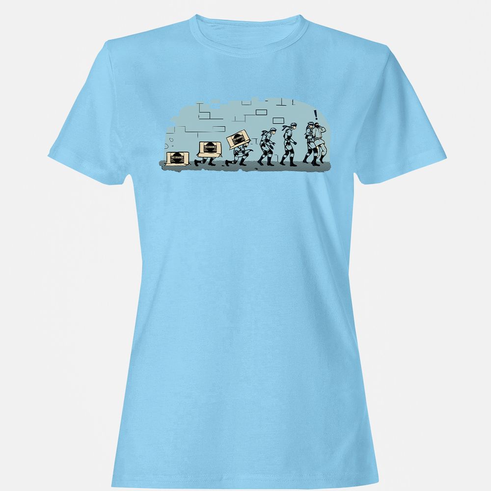 Women's T-Shirt - GHNUNMKA - Light Blue - 8