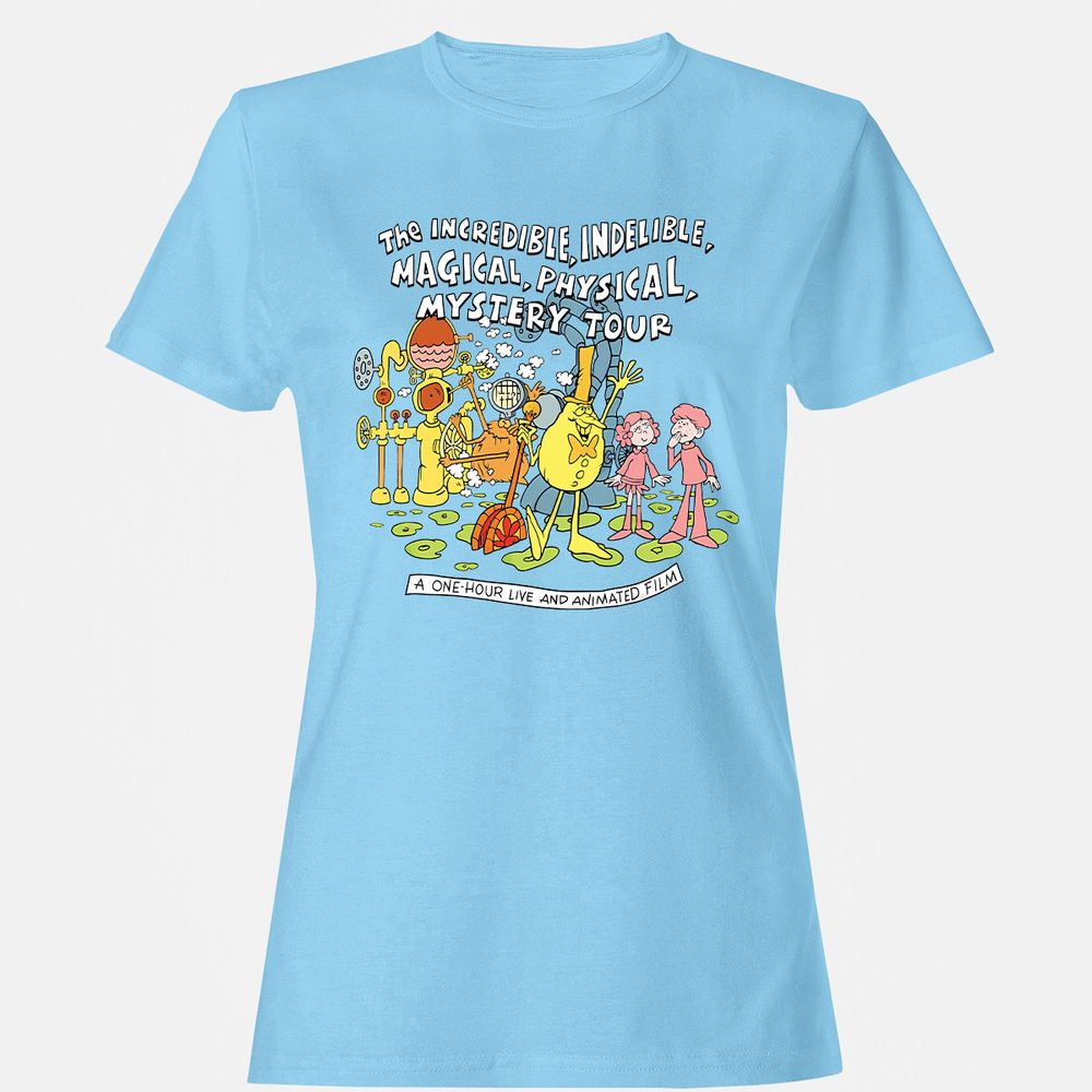 Women's T-Shirt - LQXR1VQR - Light Blue - 8