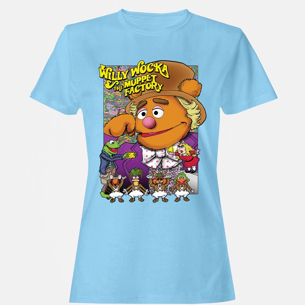 Women's T-Shirt - EY3BYHFQ - Light Blue - 8