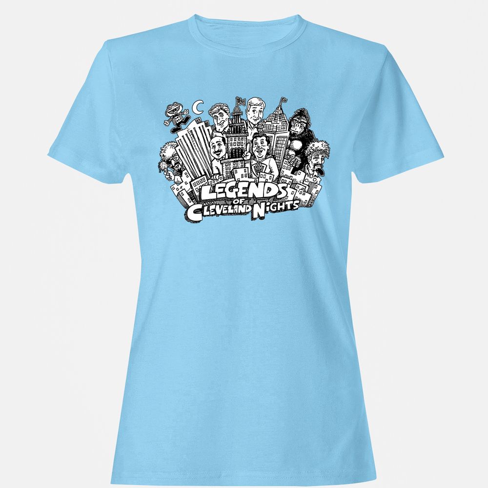 Women's T-Shirt - KZUVNJNF - Light Blue - 8