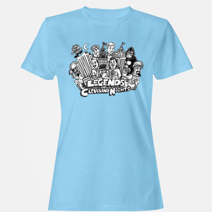 Women's T-Shirt - KZUVNJNF - Light Blue - 8