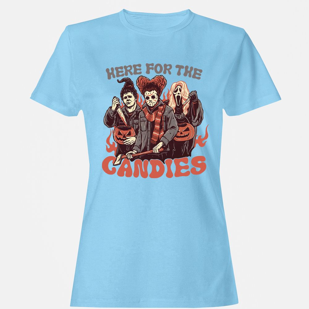 Women's T-Shirt - L22XJ8R3 - Light Blue - 8