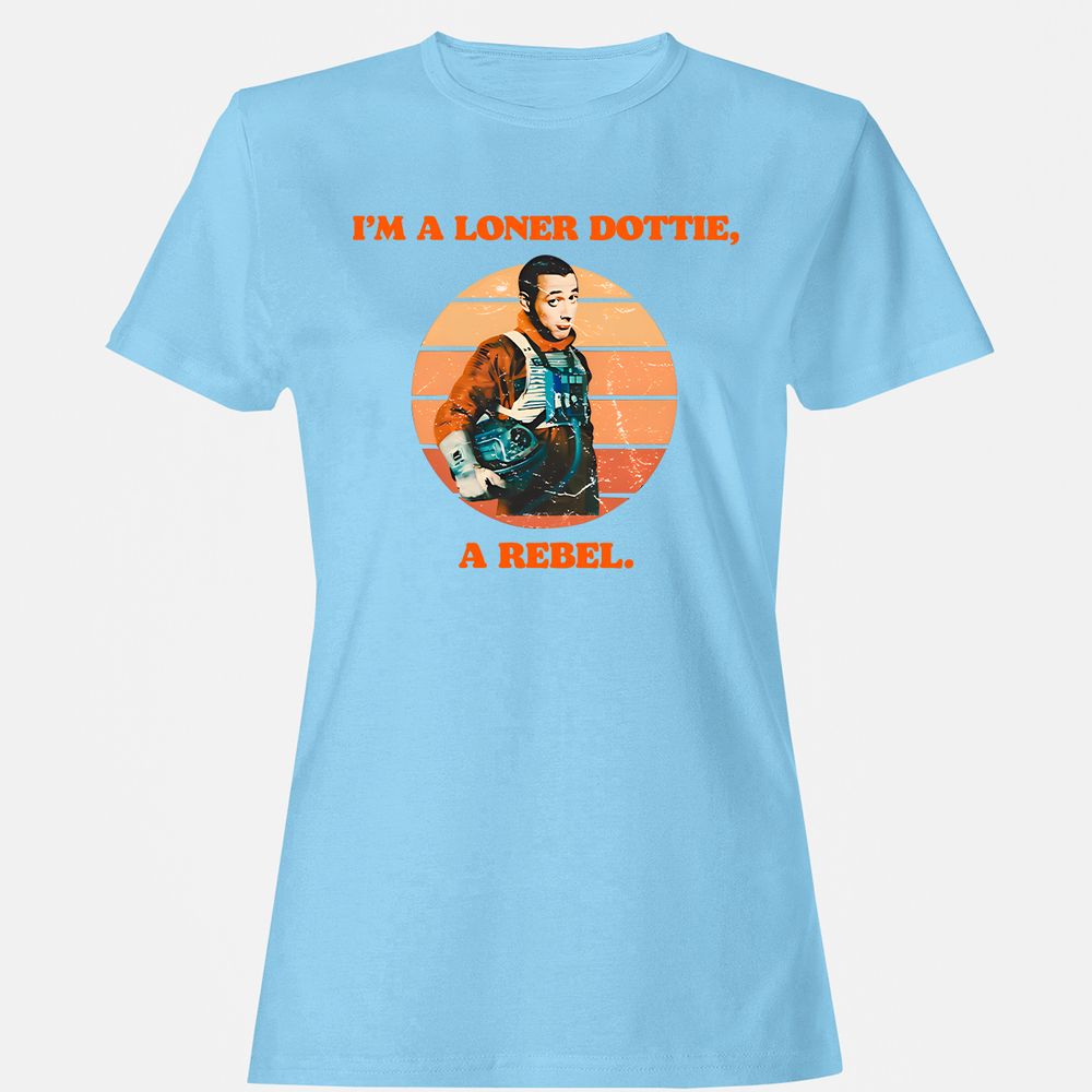I'm a loner dottie a rebel - Light Blue - 8