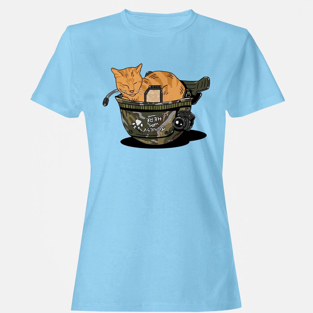 Women's T-Shirt - Q2PHNE9G - Light Blue - 8