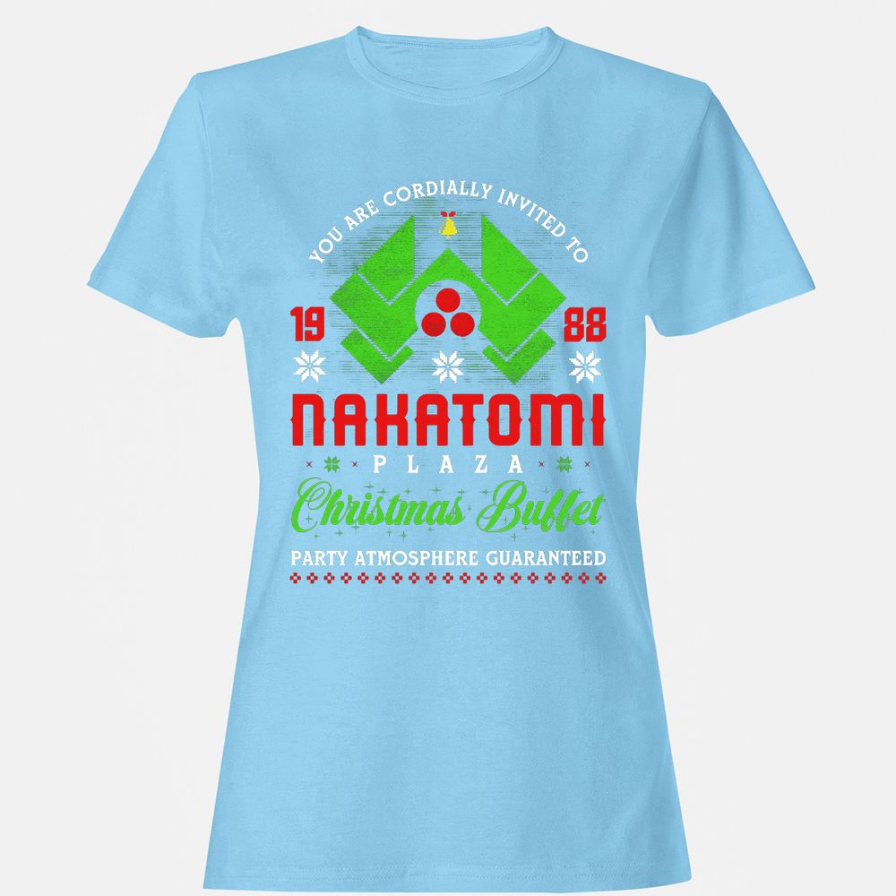 Women's T-Shirt - X77WWAEV - Light Blue - 8