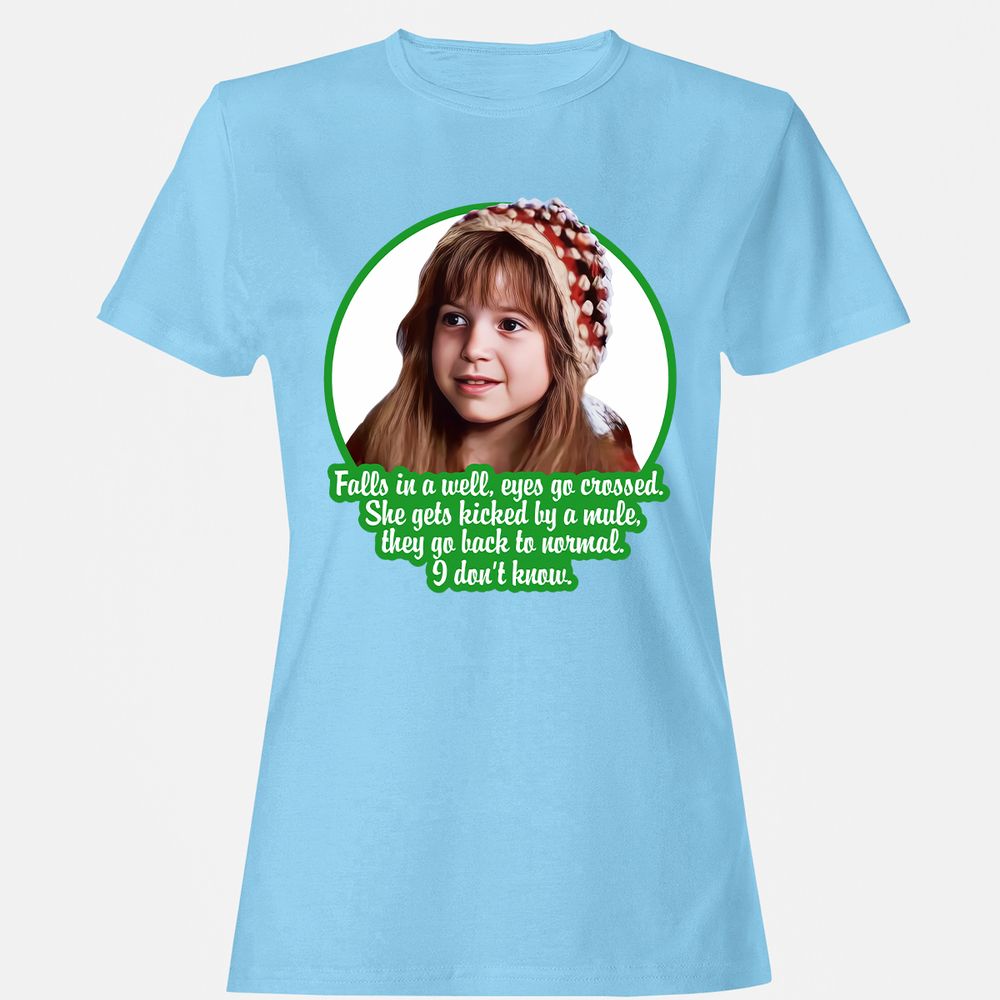 Women's T-Shirt - KQ2QMTG7 - Light Blue - 8