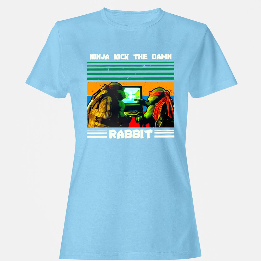 Women's T-Shirt - HZKF1GRK - Light Blue - 8