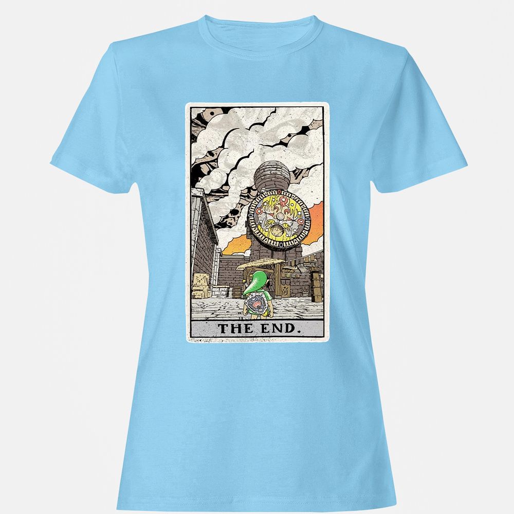 Women's T-Shirt - CVZHWDUS - Light Blue - 8