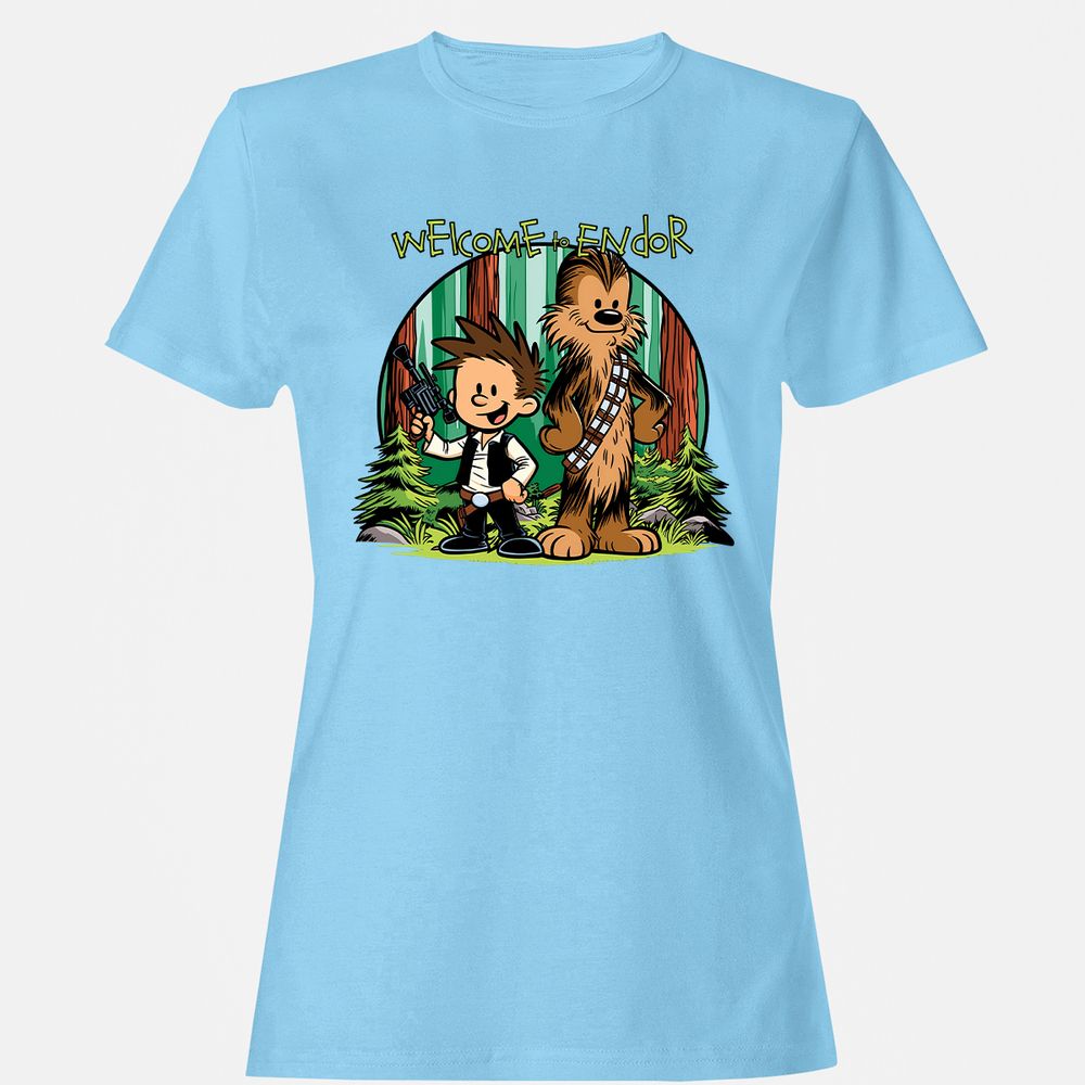 Women's T-Shirt - 93QVQBC4 - Light Blue - 8