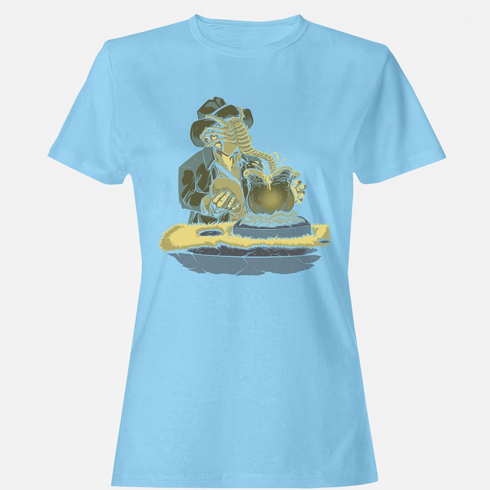 Women's T-Shirt - XS9DSX1K - Light Blue - 8