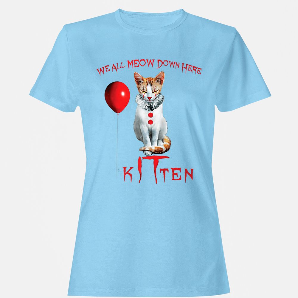 Women's T-Shirt - 8QDVHA71 - Light Blue - 8