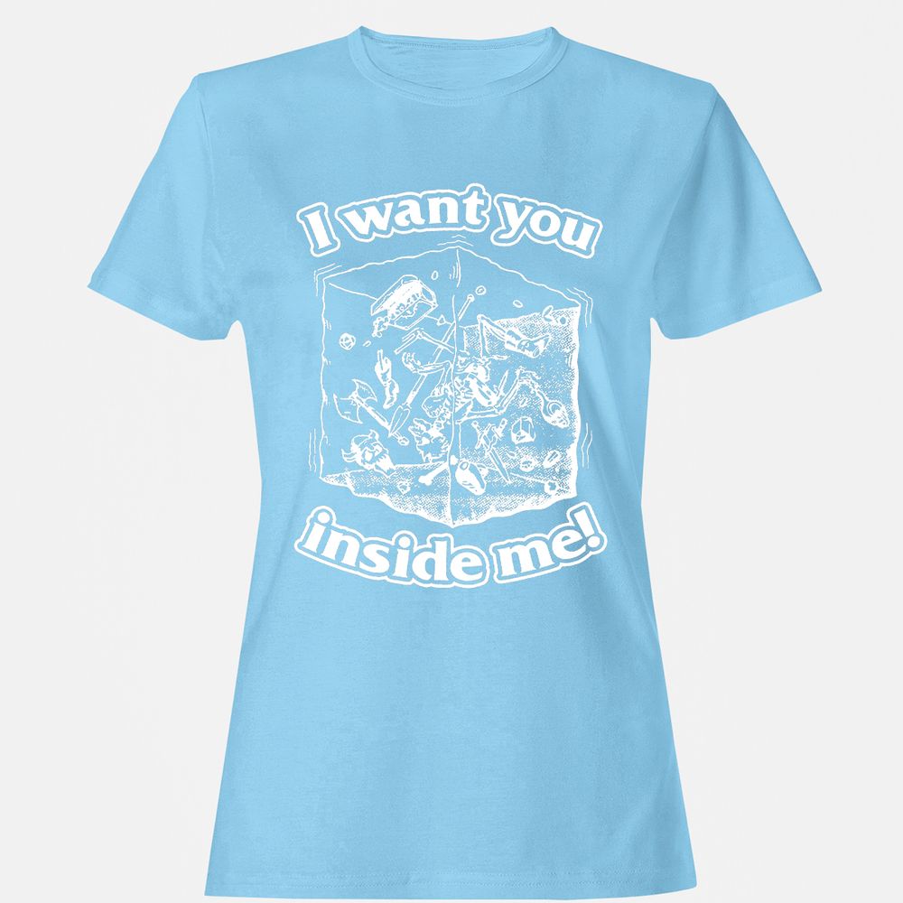 Women's T-Shirt - 7YTACRR1 - Light Blue - 8