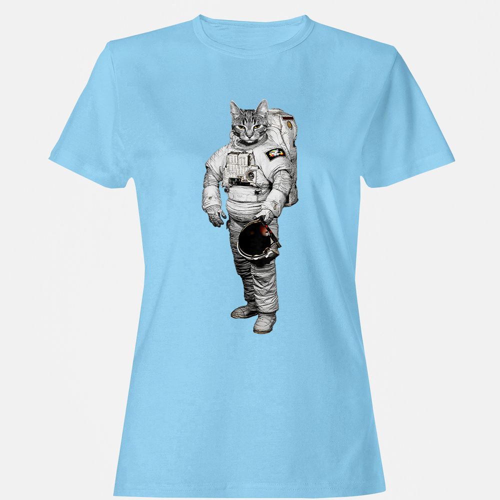 Women's T-Shirt - MX9VWY5K - Light Blue - 8