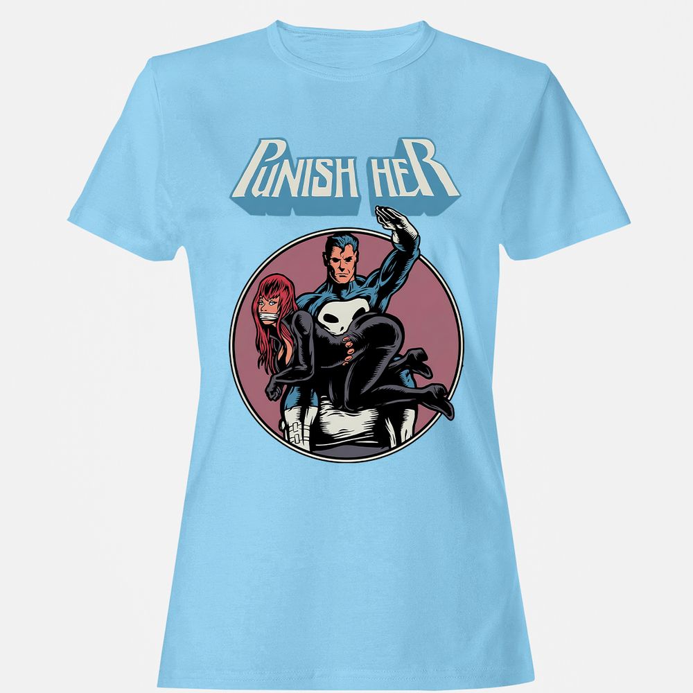 Women's T-Shirt - R41KSNJQ - Light Blue - 8