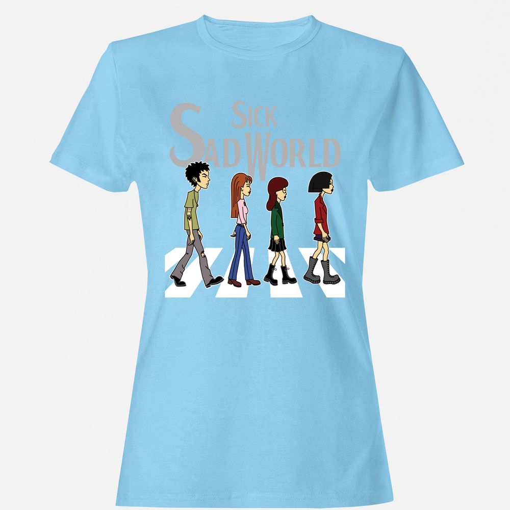 Women's T-Shirt - L6E1LXTS - Light Blue - 8